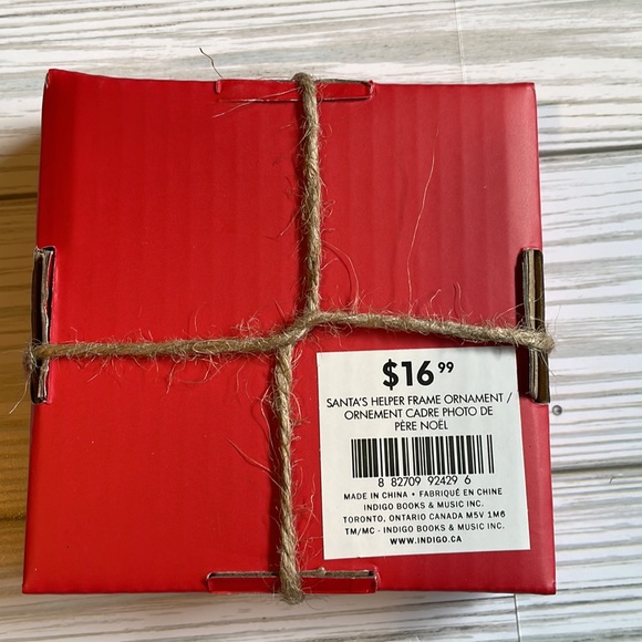 🆕Santa’s Helper Frame Ornament | Baby’s First Christmas | Holiday Tree Decor - Picture 2 of 2